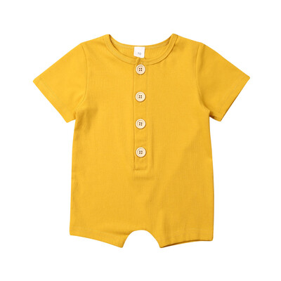 

US Newborn Baby Boy Girl Romper Bodysuit Jumpsuit Sunsuit Outfits Cotton Clothes