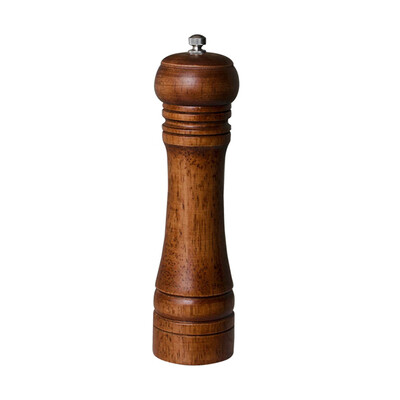 

Gobestart Kitchen Tools Cooking Salt&Pepper Grinder Hand Movement Oak Wood Pepper Mill