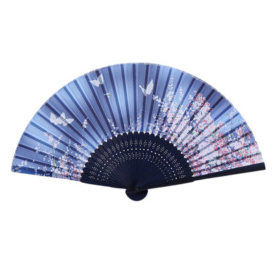 

Siaonvr 1pcs New Chinese Folding Bamboo Wooden Carved Hand Fan fit Wedding Party Gift