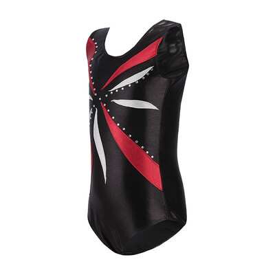 

YI QIAN WU Multicolor hot drilling suit Gymnastics suit