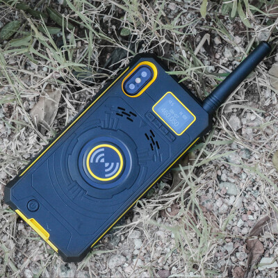 

BOXCHIP IP01 S1000 Outdoor Walkie Talkie 3-in-1 Multi-function Intercom Power Bank Phone Case for iPhone XGreen