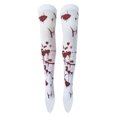

Halloween Bloody Silk Stockings Polyester Blood Socks Stockings Cosplay Kit