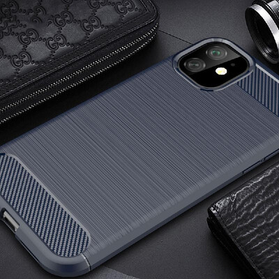 

Lightweight Waterproof Iphone 65 Type Mobile Phone Cover Brushed Silicone Anti-Drop Soft Cover For I-phone 11