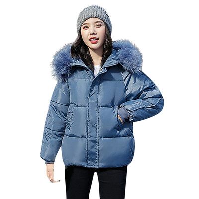 

Toponeto Women Winter Warm Coat Pockets Hooded Thick Warm Loose Jacket Short Overcoat