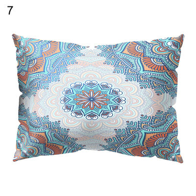 

Ethnic Style Polyester Peach Skin Pillow Case Sofa Waist Throw Cushion Cover