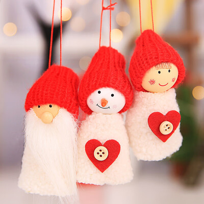 

3X Santa Claus Christmas Doll New Year Christmas Tree Hanging Decor Home Party