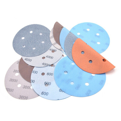 

5Pcs 150mm 6Hole FV Superfine Sanding Disc Soft Sandpaper Car Paint Sanding Pack