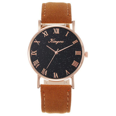 

RM Women Leather Belt Watch Starry Sky Geneva Simple Belt Watch