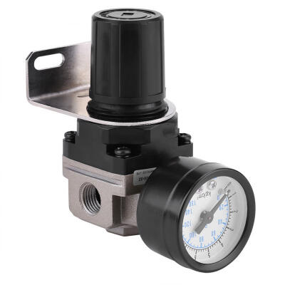 

Greensen Pneumatic Regulator Pneumatic Regulator Adjustable Air Pressure Compressor Control Valve Gauge G14 Connection