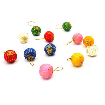 

12Pcs Christmas Balls Baubles Party Xmas Tree Decorations 3cm Hanging Ornament