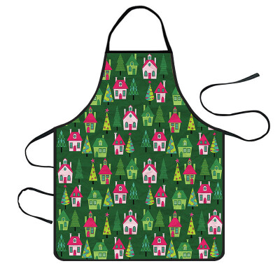 

Toponeto Christmas Decoration Waterproof Apron Kitchen Aprons Dinner Party Apron