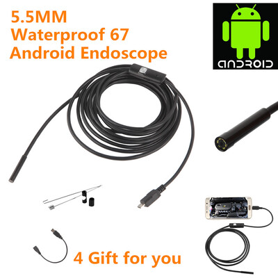 

Wireless Waterproof USB Port 55mm Visual Lens Mini Camera Portable Inspection Cam for Android Phone