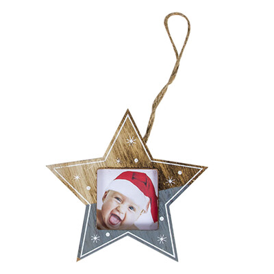 

Toponeto Creative Christmas Photo Frame Pendant Christmas Tree Party Hanging Decor