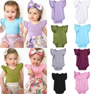 

US Infant Baby Kids Girl Boy Romper Bodysuit Outfits Jumpsuit Sunsuit Clothes