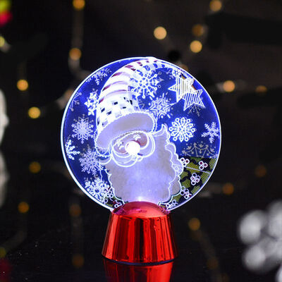 

Christmas 3d Acrylic Light Decoration Colorful Led Decorative Lights New Year Christmas Tree Desktop Decorations Party Supplies