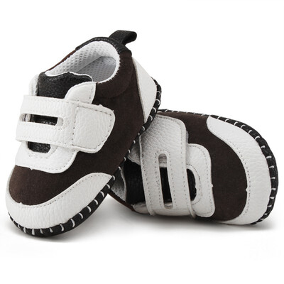 

Baby Boys Girls Shoes PU Patch Suede Shoes Anti-slip Baby First Walker Casual Toddler Shoes