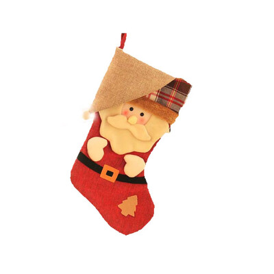 

Tailored Christmas Gift Bag Santa Claus Snowman Elk Xmas Decoration Ornament Sock Decors