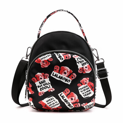 

Multilayer Messenger Bag Womens Small Fresh Ethnic Nylon Hand Bag Lightweight Waterproof Single Shoulder Bag Mini