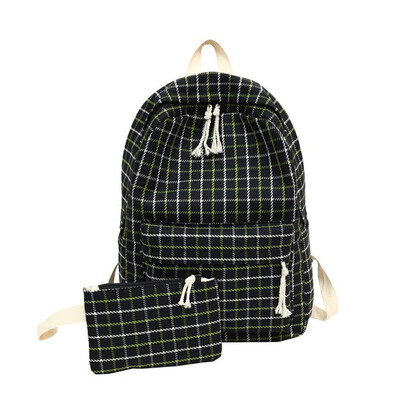 

Fashion Women Backpack Student Girl School Bag New Travel Bag Plaid Style Shoulder Bag For Women Bagpack Rucksack Knapsack