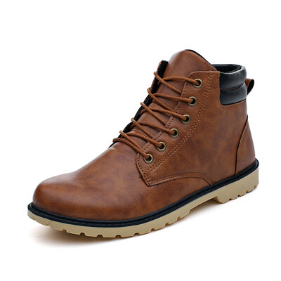 

Martin boots mens boots casual leather boots outdoor tooling waterproof two cotton high help