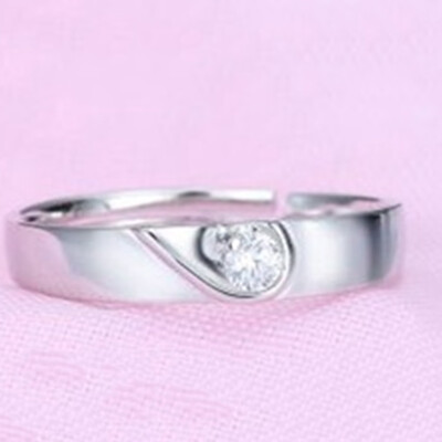 

Shaped Lover Adjustable Creative Rings New Beautiful Couple Couple Opening