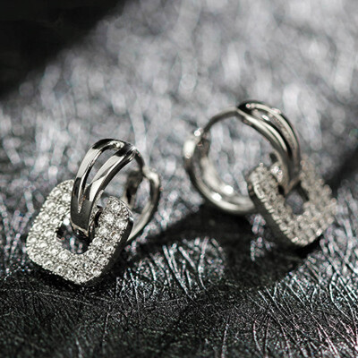 

Top Quality Plated Ear Hook Stud Earrings Jewelry Trendy Jewelry Women Accessorie