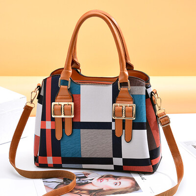 

2019 new handbag casual fashion handbags Europe&the United States big bag elegant casual shoulder bag cross-border