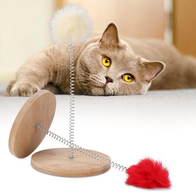 

Greensen 2PCS Wand Ball Cat Spring Ball Cat Punch Ball Toy With Base Super Suction Cat Ball