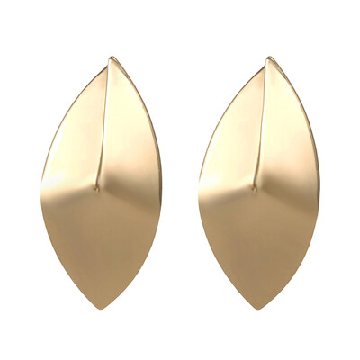 

New trendy earring jewelry irregular round metal earring geometric earring for women 2019 wholesale factory