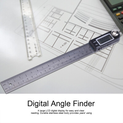 

Greensen 200mm Stainless Steel LCD Digital Protractor Goniometer Gauge Electronic Angle Finder RulerDigital Protractor