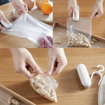 

Mini Package Sealing Machines Heat Sealer Vacuum Resealer Snacks Bags Tools Plastic Handy Portable Kitchen Storage 1Pcs