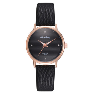 

Simple pure Minimalist Leather Strap Ladies Dress Clock Womens Quartz Watches Female Wrist Bracelets relogio feminino &Ff