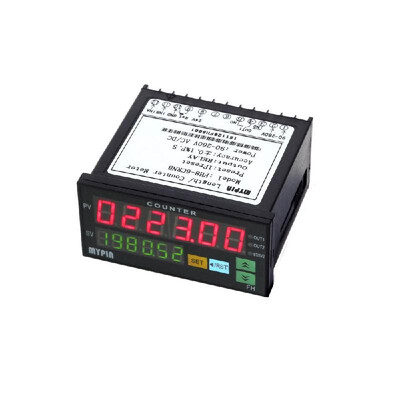

90-260V ACDC Digital Counter Length Batch Meter 1 Preset Relay Output