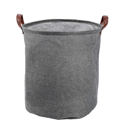 

Toponeto Cotton Linen Waterproof PE Coating Storage Basket Sundries Storage Box