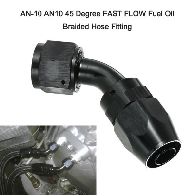 

AN-10 AN10 90 Degree FAST FLOW Fuel Oil Braided Hose Fitting