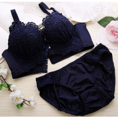 

Push Up Bra Set Sexy Lingerie Underwear Women Panties And Bralette Underwear Embroidery Cotton Bralet Set bra&panty set