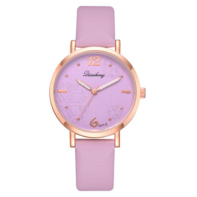 

Korean fashion casual ladies watch ebay new simple snowflake mirror quartz watch