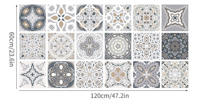 

Home Decor sticker paper detachable mural applique PVC non-slip waterproof bathroom kitchen desktop decoration