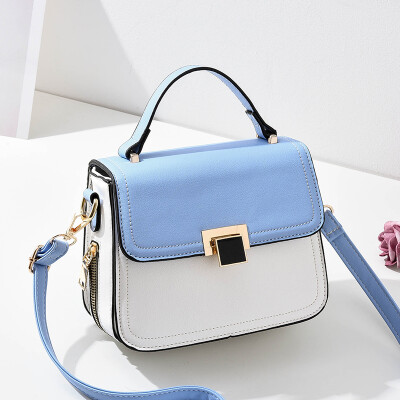 

Ladys Summer Fashion Lock Handbag Recreational Colour Concise Korean Edition Single Shoulder Slant Bag