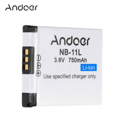 

Andoer NB-11L Rechargeable Camera Camcorder Li-ion Battery 750mAh 36V for Canon PowerShot SX410 SX400 IS ELPH 350 HS