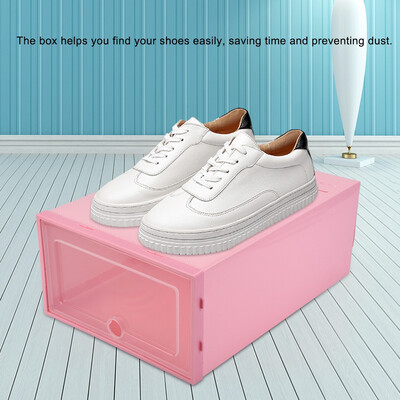 

Plastic Shoe Storage Box2 Pcs Clear Plastic Shoe Storage Tidy Organizer BoxClear Plastic Shoe BoxesShoe Box