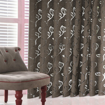 

Siaonvr 1 PCS Vines Leaves Tulle Door Window Curtain Drape Panel Sheer Scarf Valances