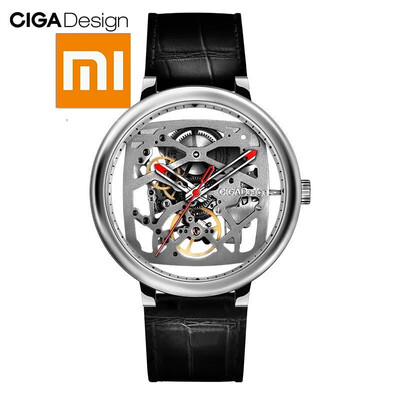 

MI CIGA Design watch round fashion creative waterproof ultra-thin business skeleton mechanical watch automatic mechanical watch men&women