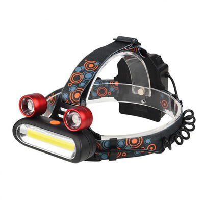 

Oasismall 3000LM 8 LEDs COB Proximity Lighting Headlamp With 2 Long Range Lighting LEDs Light