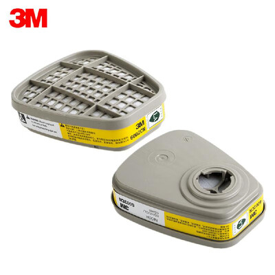 

2Pcs 3M 6006 Multi Acid Gas & Organic Vapor Cartridge for Full Facepieces Respirators Accessories Personal Protective Equippment