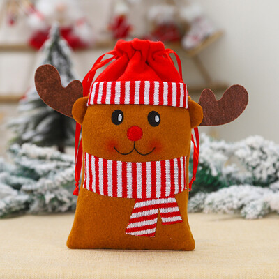 

Toponeto 1PC Christmas Gift Storage Bag Drawstring Candy Toy Pouches Xmas Decoration