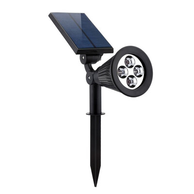 

4 LED Spotlight Outdoor Waterproof Lawn Lamp Outdoor Garden Solar Panel Power Adjustable Landscape Light