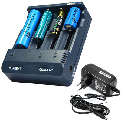 

Opus BT - C1000 Digital 4 Slots Charger Compatible with Li-ion NiCd NiMh Batteries