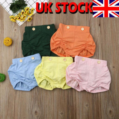 

UK Toddler Infant Baby Boy Girl Kid Bow Pants Shorts Bottoms PP Bloomers Panties