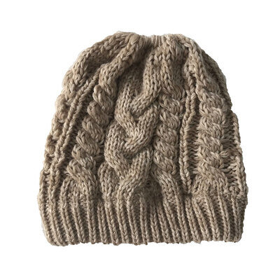 

2019 New Women Winter Warm Ponytail Messy Bun Beanie Cap Stretch Knitted Crochet Hats For Women Girls Ourdoor Accessories